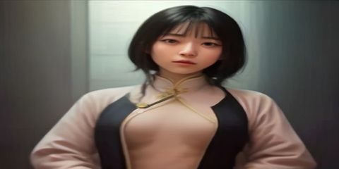 行业趋势折线图风格插图，展示美女隐私无遮挡相关词长尾化趋势，霓虹绿曲线在深黑坐标系中上升，专业数据分析氛围